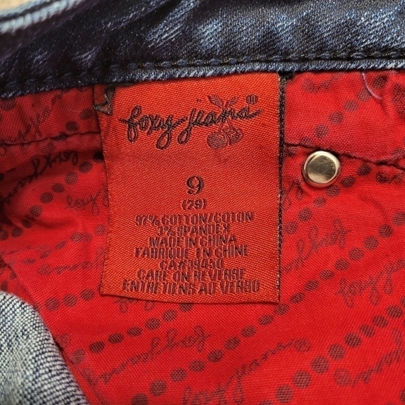 𝅺TALL Long Size 9 Straight Skinny Low Rise Dark Denim Wash Stretch Jean - Picture 12 of 12